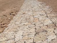 2013年 吉林松原过水土坝坡脚及河床防护工程